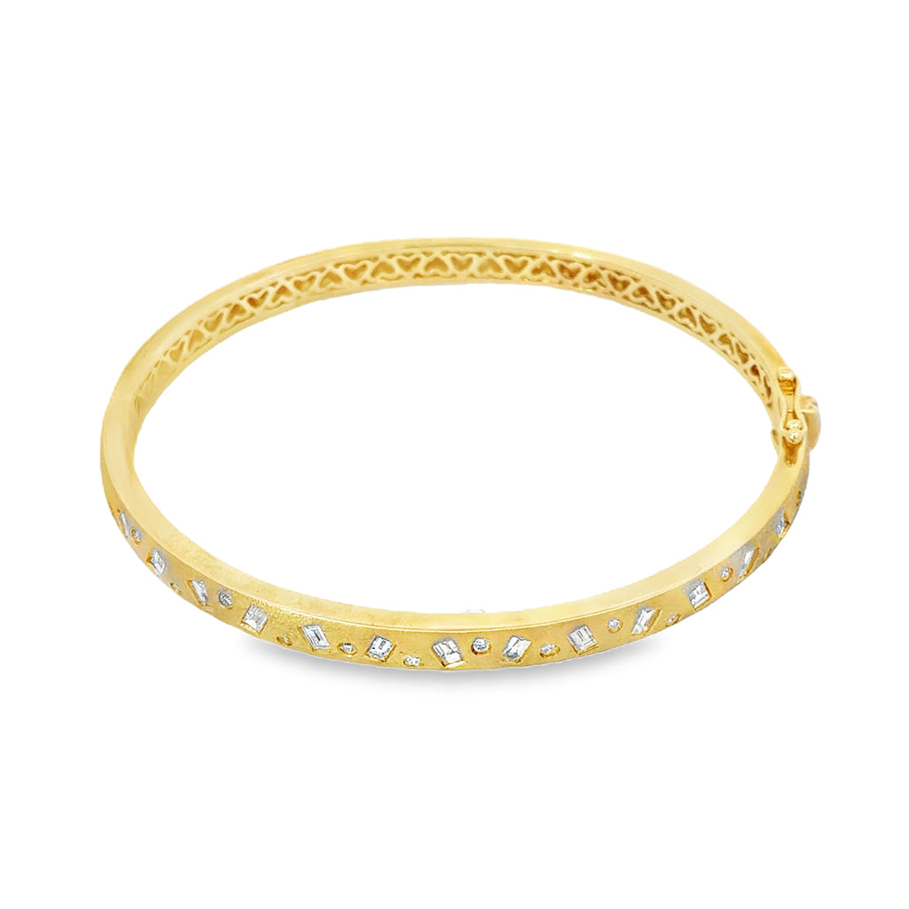 Dilamani Diamond Confetti Bangle, view 2