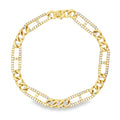 H.J. Namdar Diamond Mariner Link Bracelet