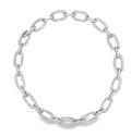 Arya's Collection Diamond Oval Link Bracelet
