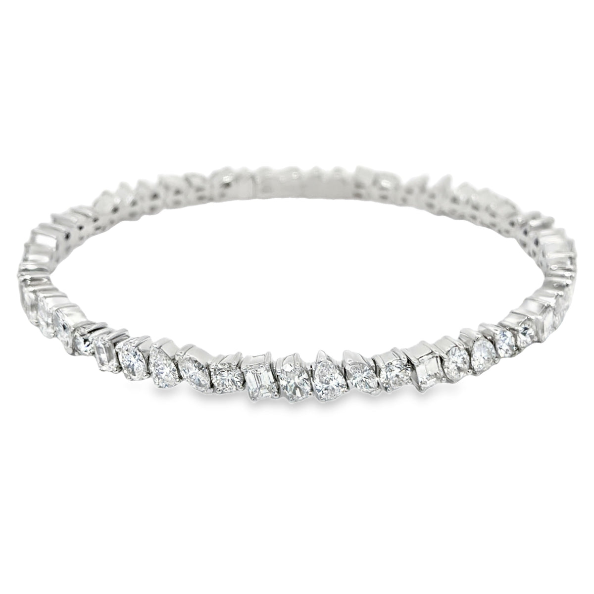 Paramount Gems Flexi Mixed Cut Diamond Bangle