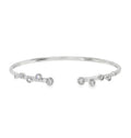H.J. Namdar Bezel Open Cuff Bracelet