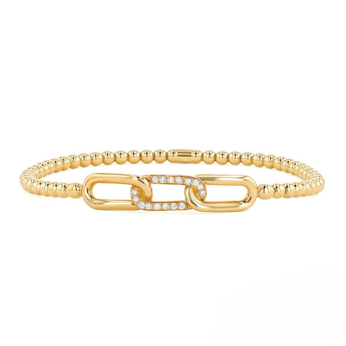 Ashi Diamond Couture Duchess Link Stretch Bracelet