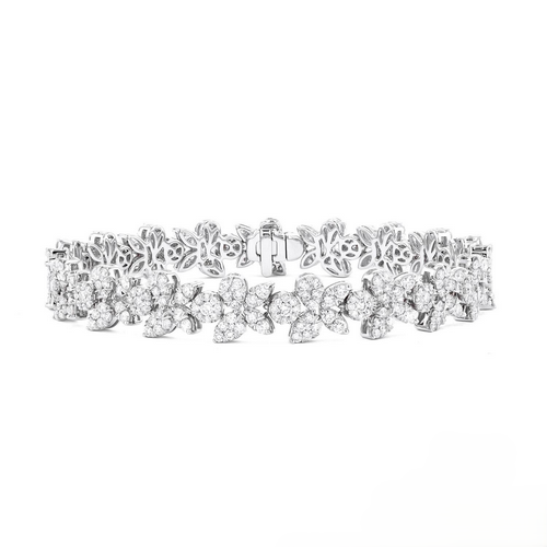Ashi Diamond Couture Fiori Floral Bracelet