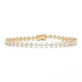 Ashi Diamond Couture Duchess Graduating Arrow Bracelet