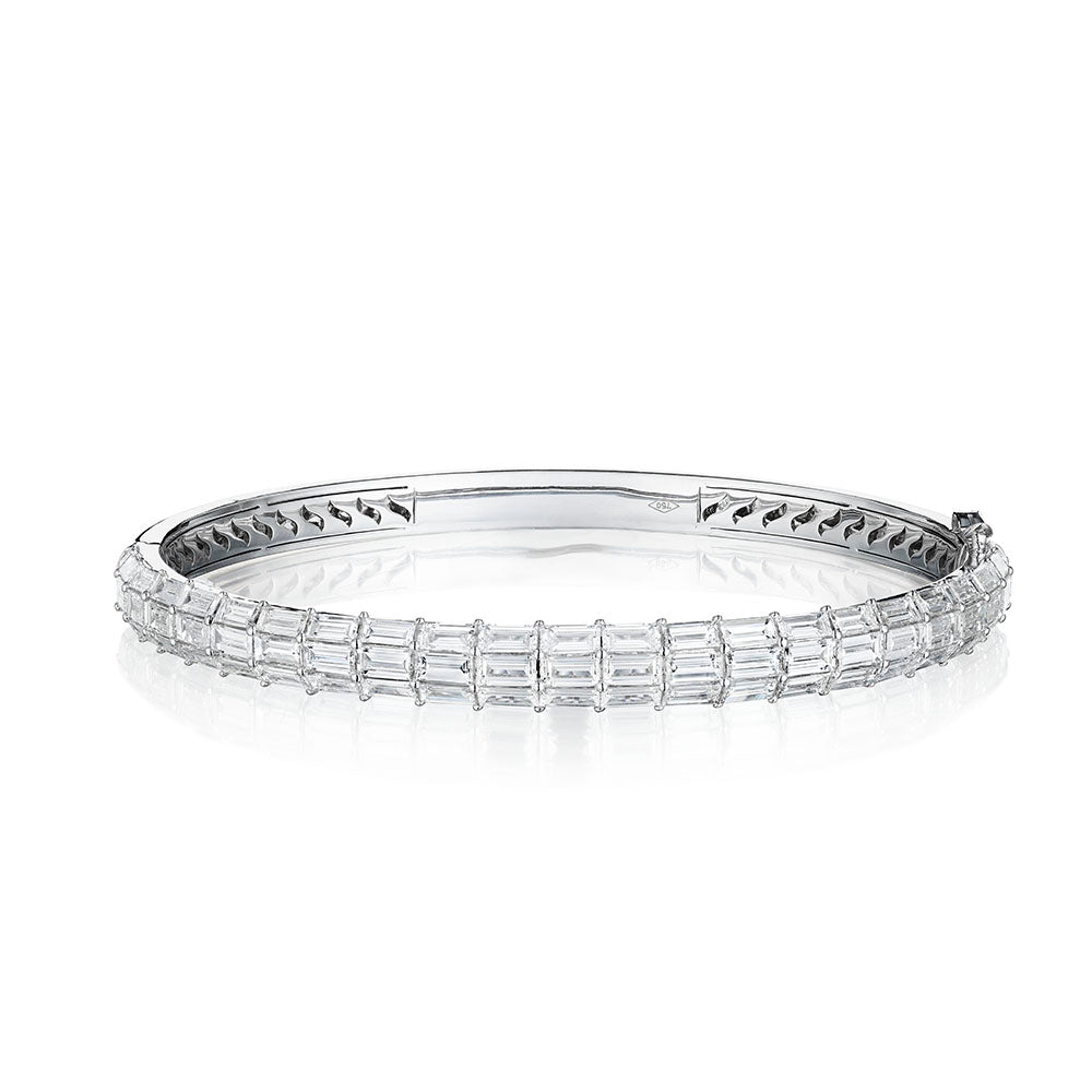 S.E.S Creations Baguette Diamond Bangle