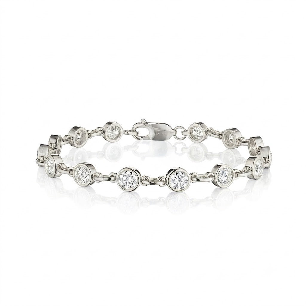 S.E.S Creations Diamond Bezel Bracelet
