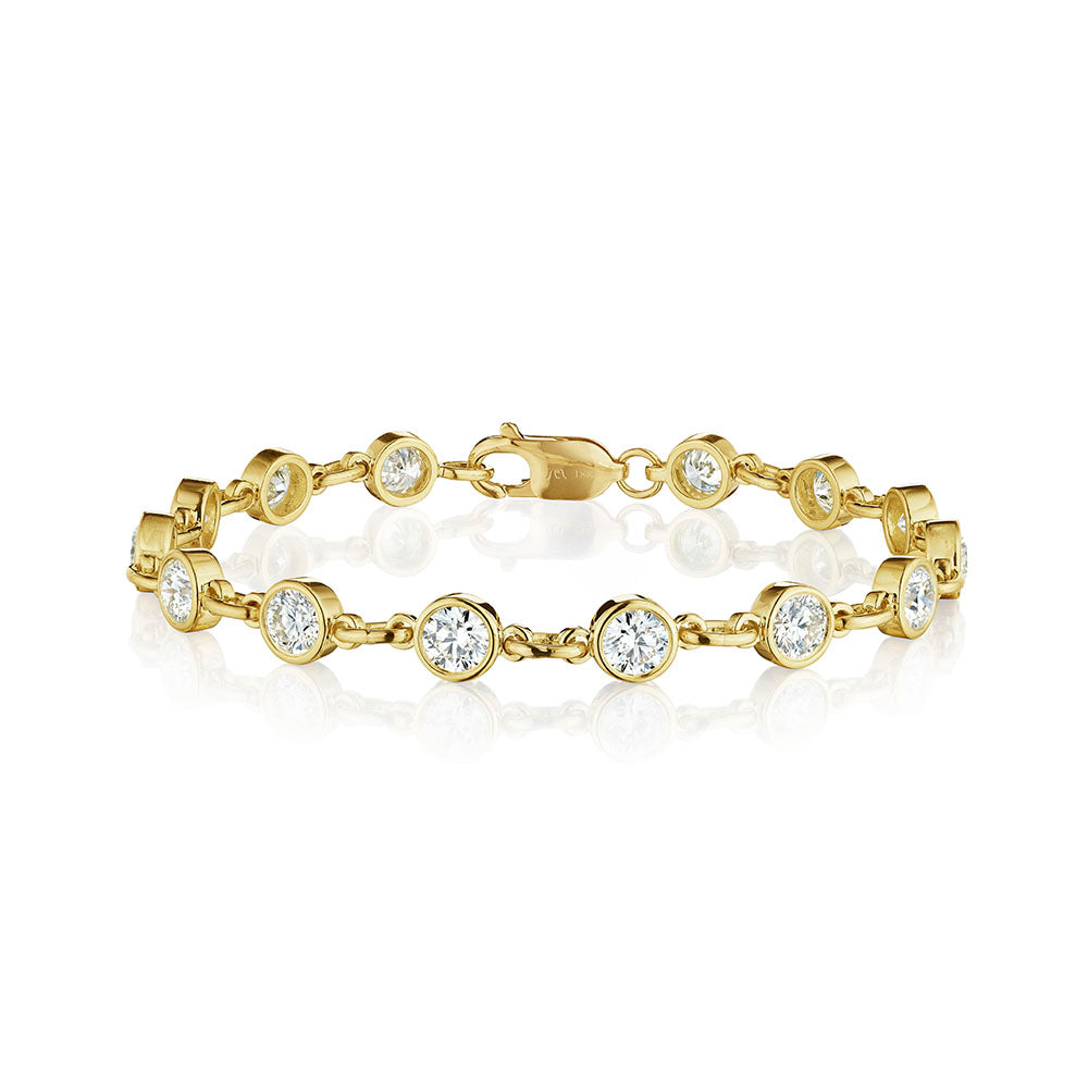 S.E.S Creations Diamond Bezel Bracelet