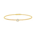 Gemma Couture Oval Diamond Bezel Flexi Bracelet