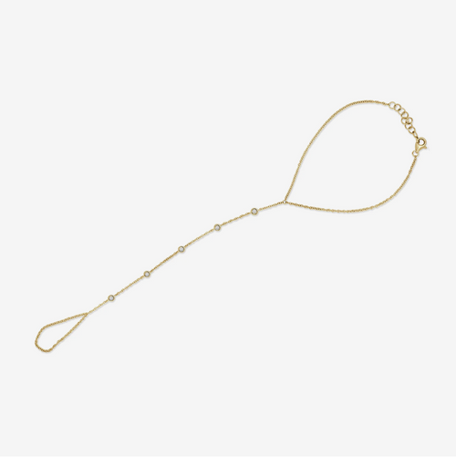 Sabrina Designs 14K Gold & Diamond Hand Chain Bracelet