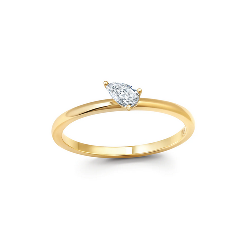 Chatham Created Gems & Diamonds Lab Grown Diamond Stackable Solitaire Ring