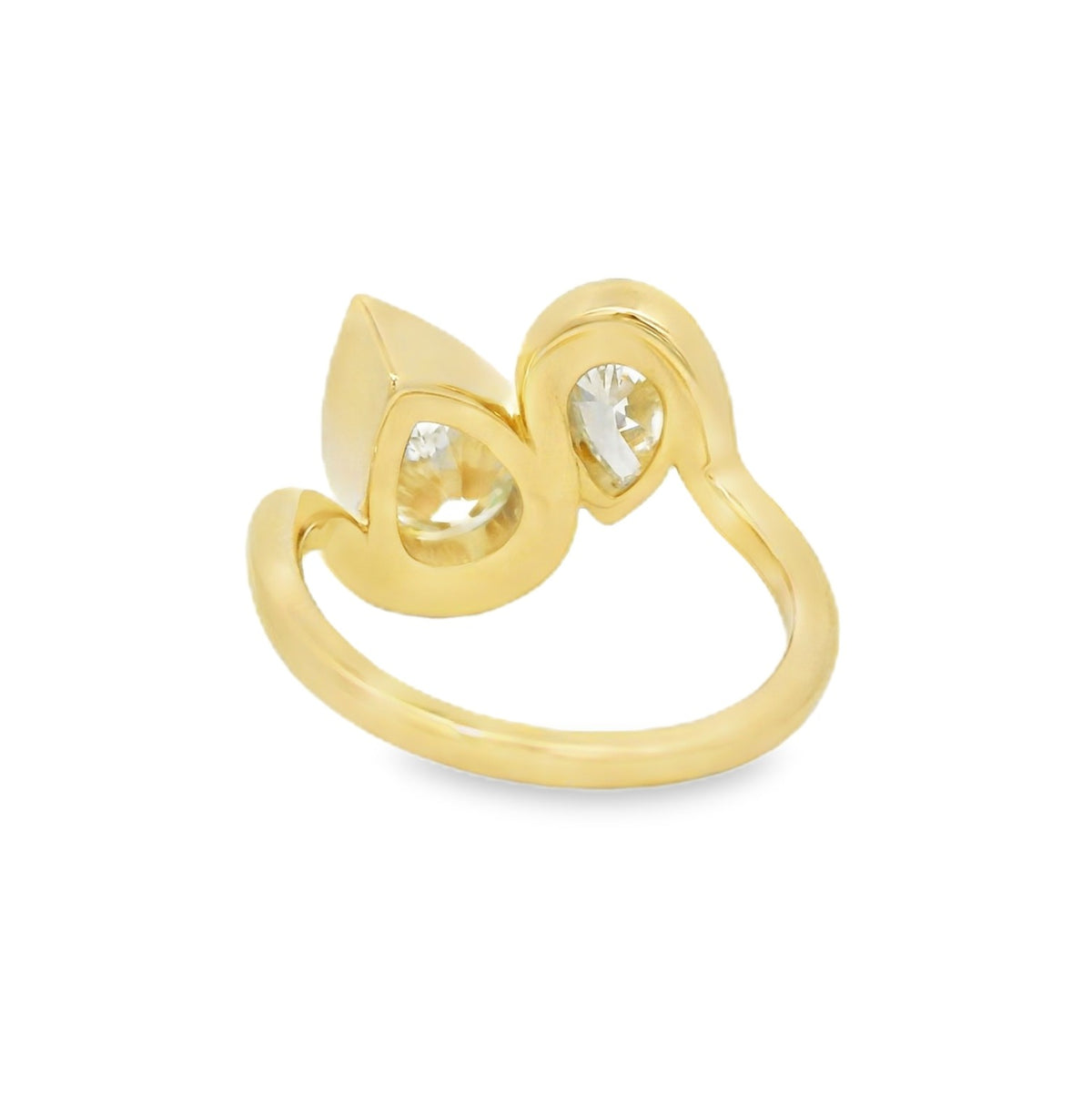 Pear Toi et Moi Ring, view 4