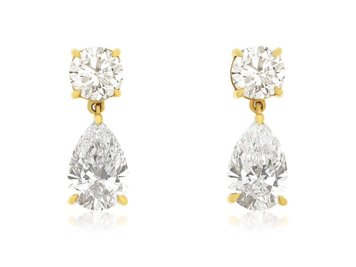 Royal Jewelry Manufacturing Lab Grown Drop Earrings