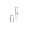 Chatham Created Gems & Diamonds Lab Grown Diamond Drop Earrings