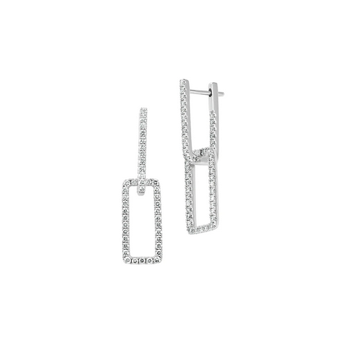 Chatham Created Gems & Diamonds Lab Grown Diamond Drop Earrings