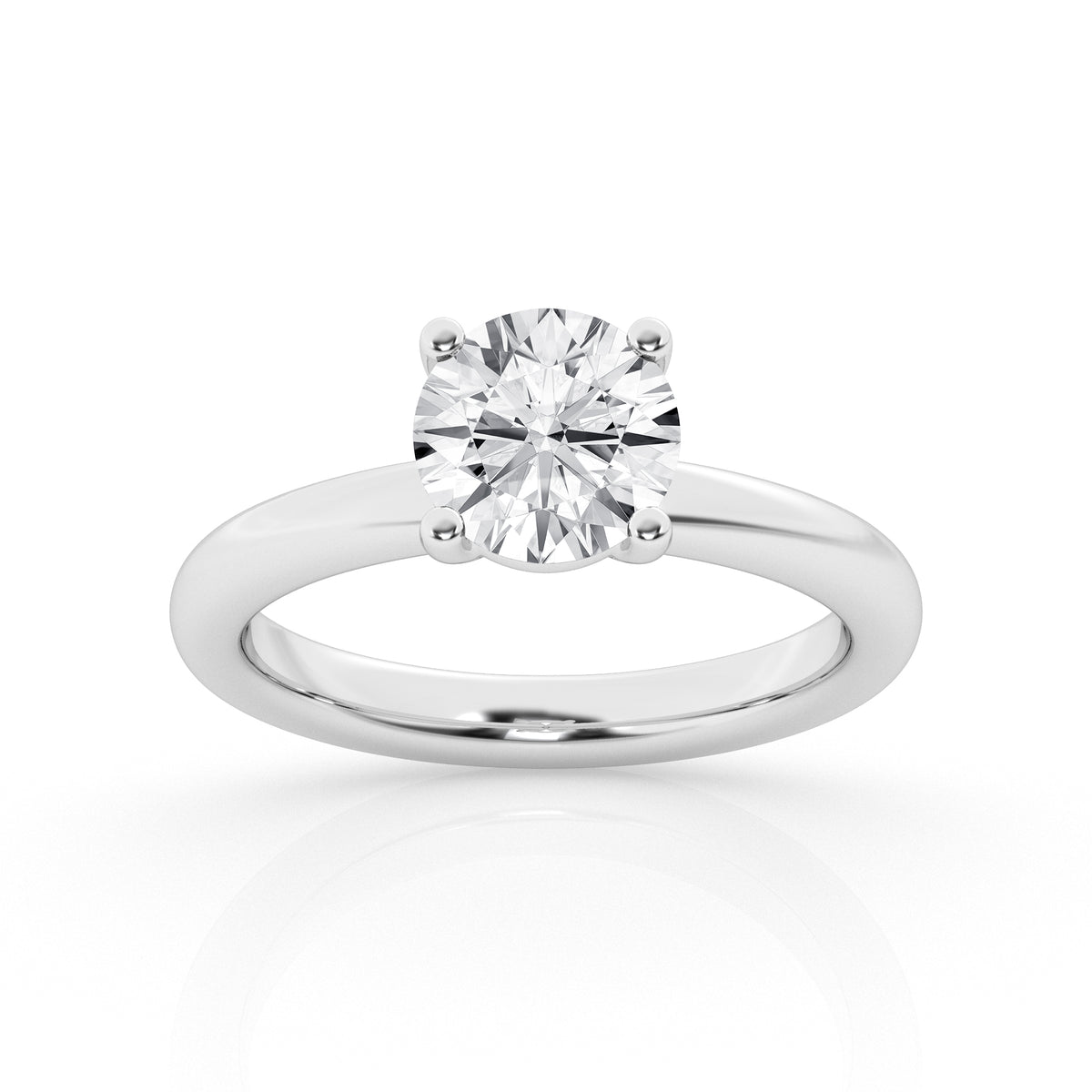 Mercury Ring Lab Grown Diamond Solitaire Ring