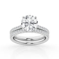 Mercury Ring Lab Grown Diamond Bridal Set