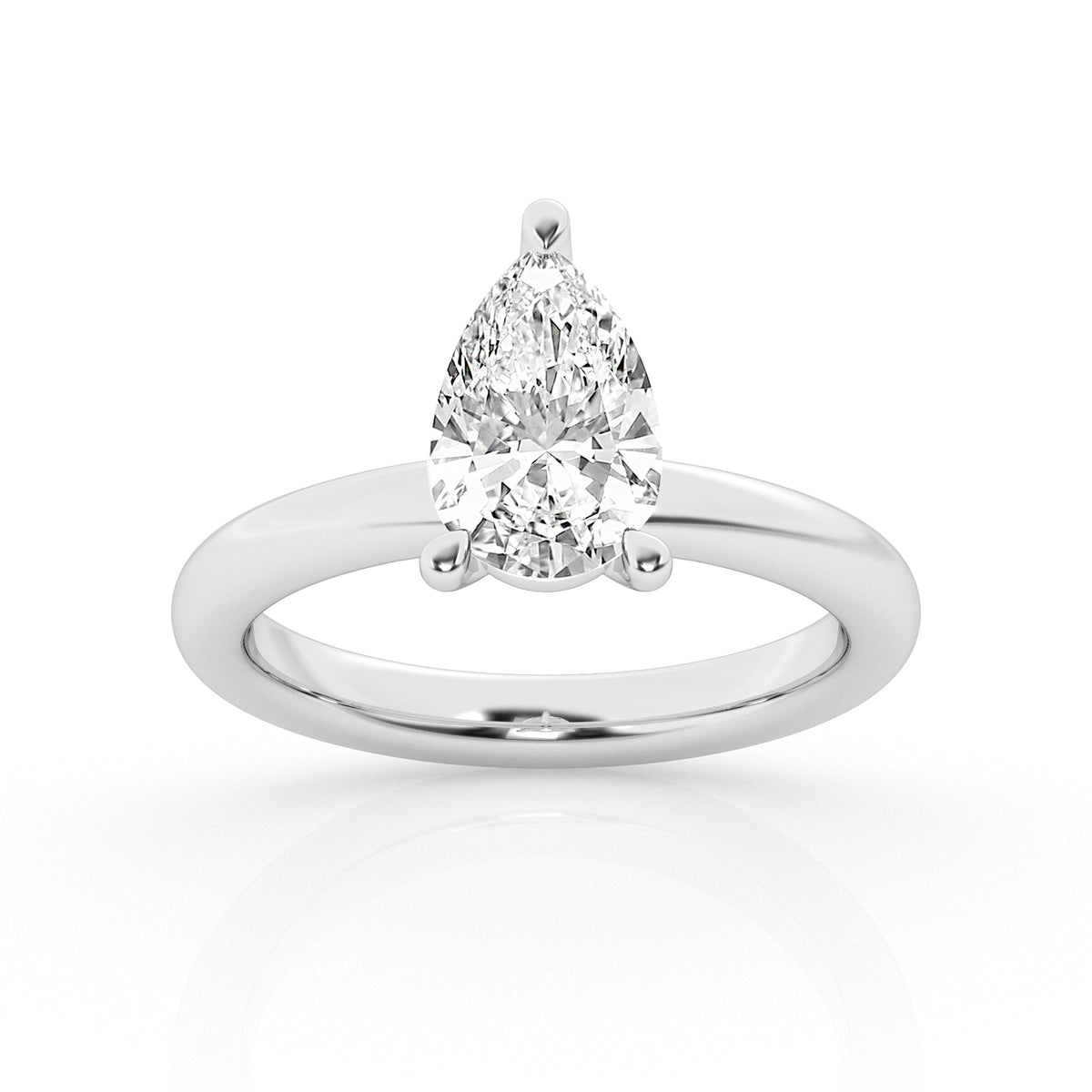 Mercury Ring Lab Grown Diamond Solitaire Ring