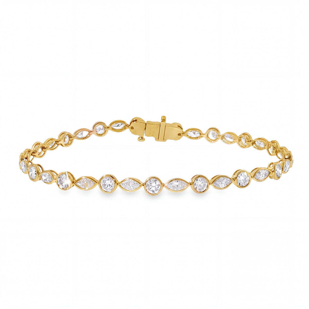 Lab Grown Diamond Bezel Bracelet