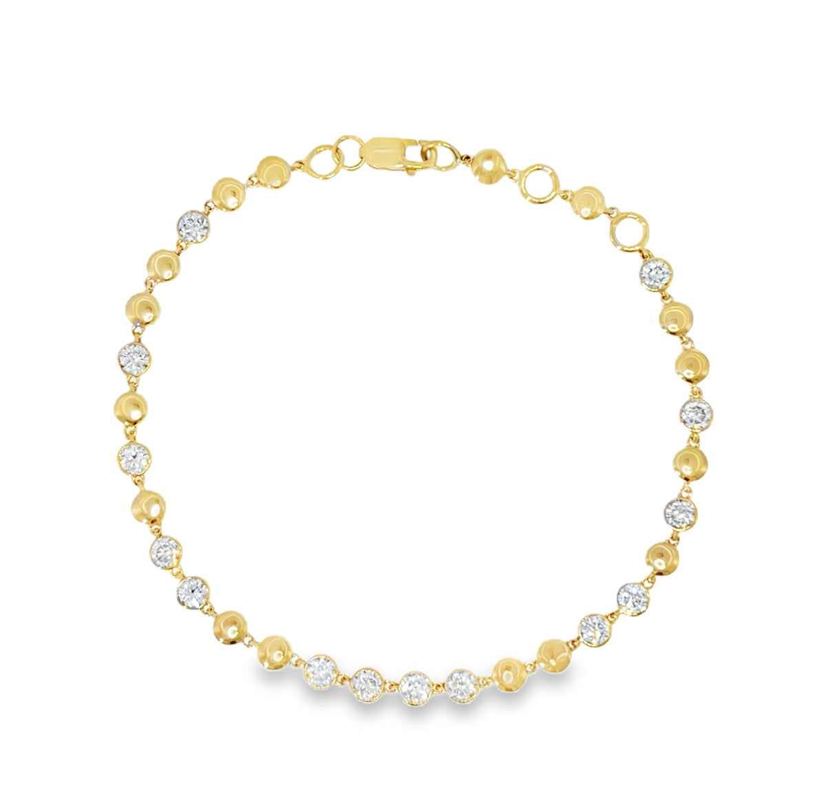 IDD Lab Grown Diamond Bezel Bracelet