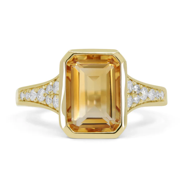 Madison L Designs Citrine Ring