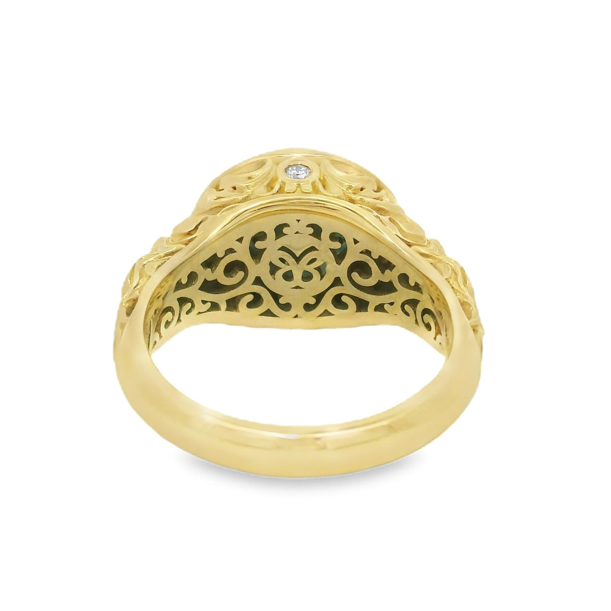 Green Sapphire Fashion Ring, view 3