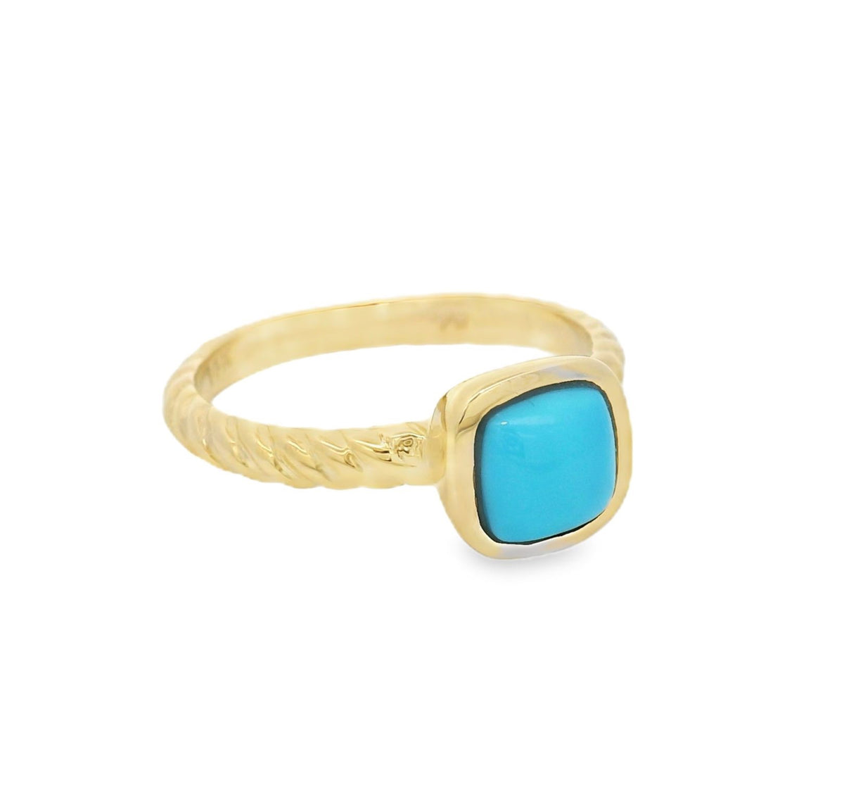 Raymond Mazza Turquoise Ring, view 2