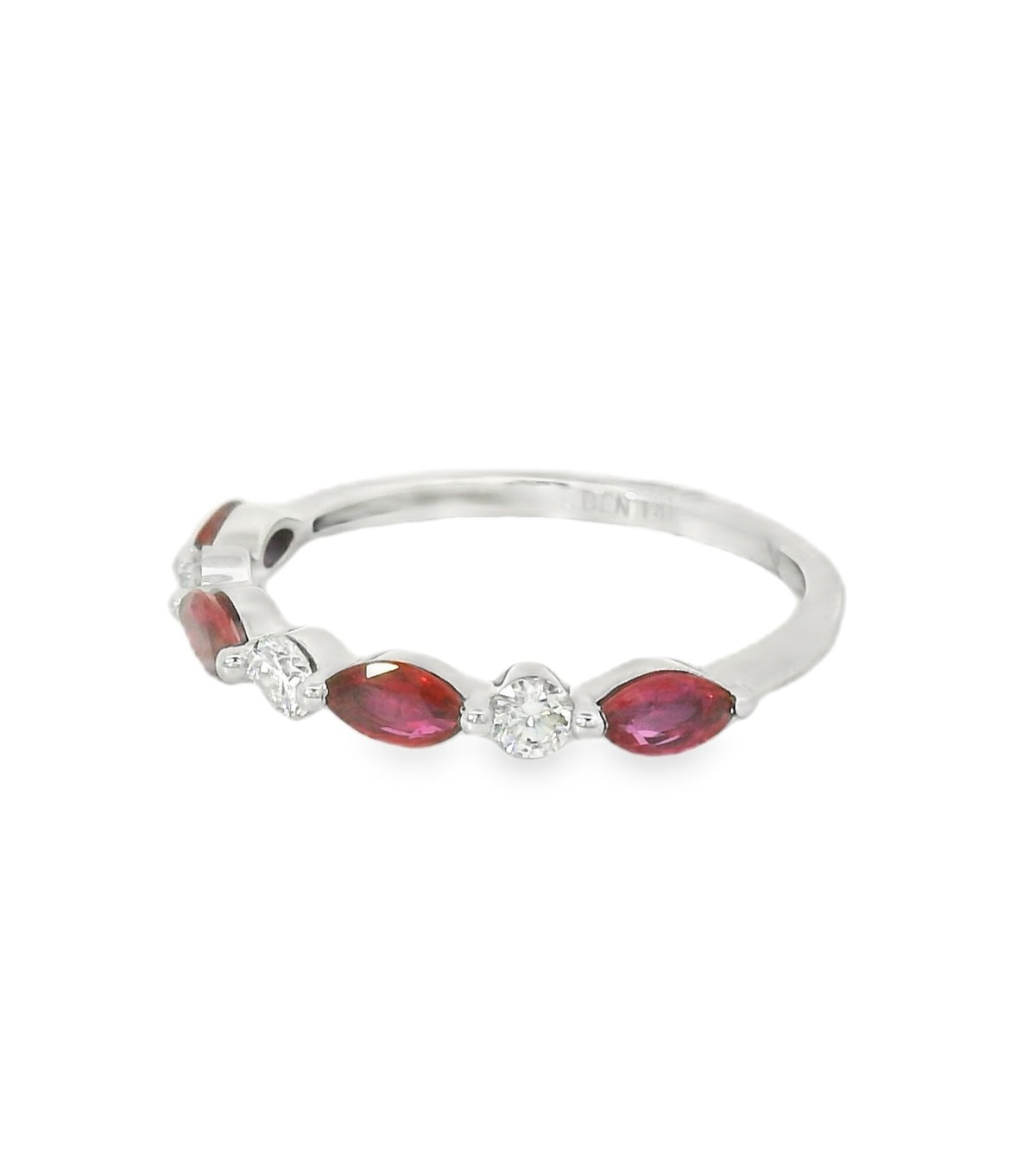 H.J. Namdar Ruby and Diamond Band, view 3