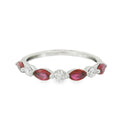 H.J. Namdar Ruby and Diamond Band