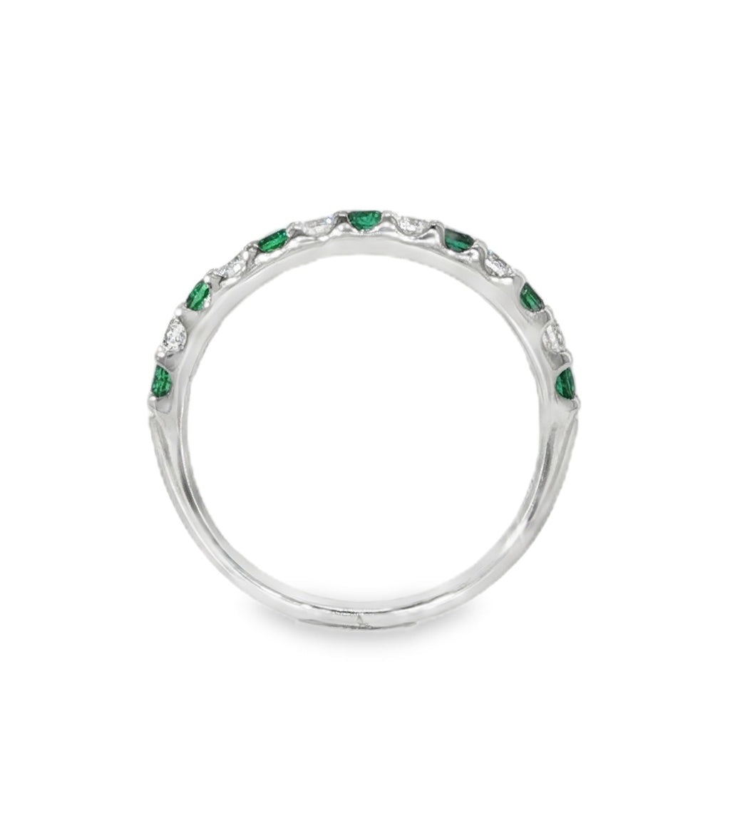 H.J. Namdar Emerald and Diamond Band, view 2