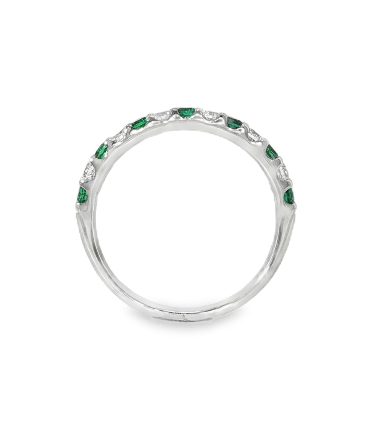 H.J. Namdar Emerald and Diamond Band, view 2