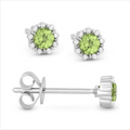 Madison L Designs Peridot Stud Earrings
