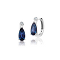 Chatham Created Gems & Diamonds Lab Grown Alexandrite Huggies