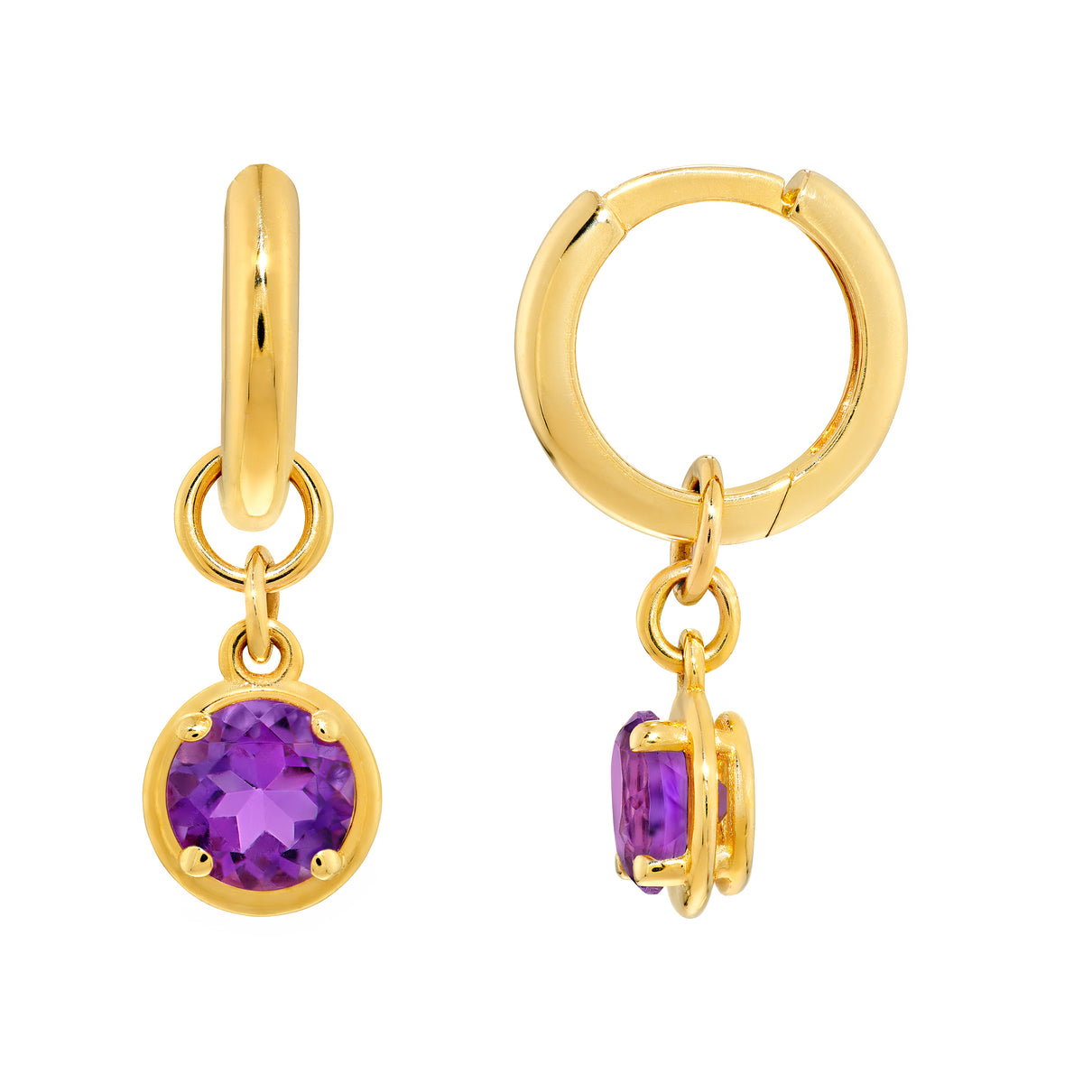 Amethyst Drop Earrings