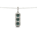 A & D Gem Alexandrite and Diamond Pendant