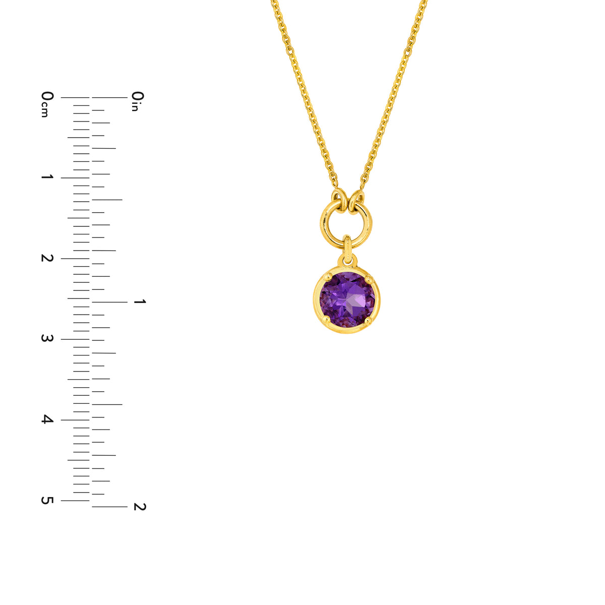 Amethyst Frame Pendant