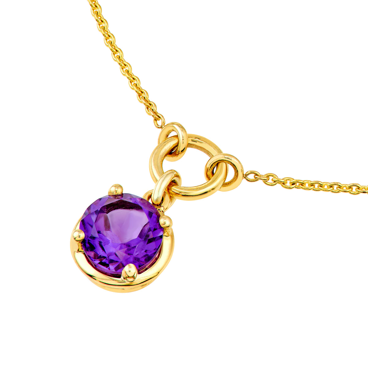 Amethyst Frame Pendant