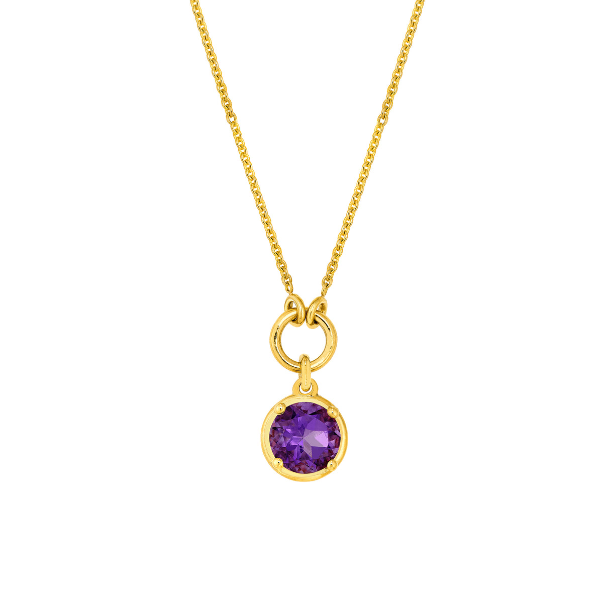 Amethyst Frame Pendant