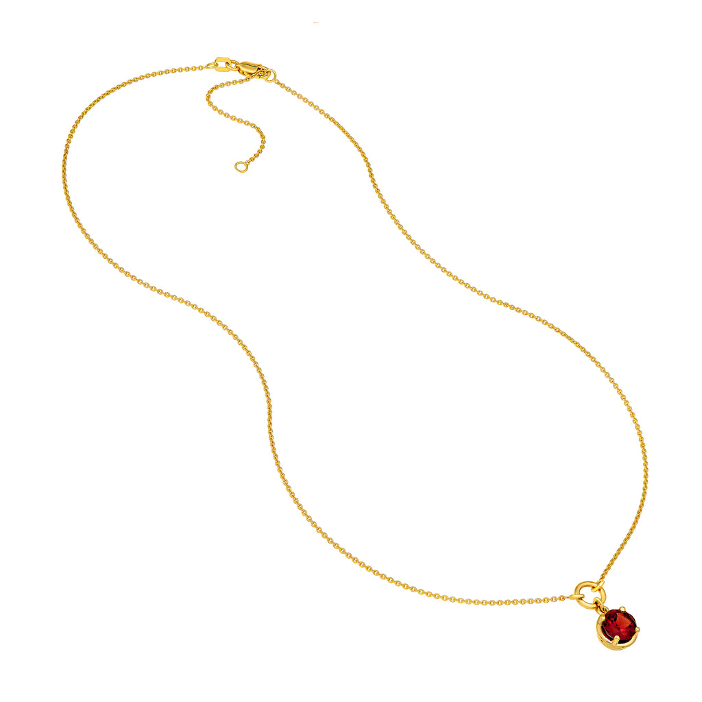 Garnet Frame Pendant