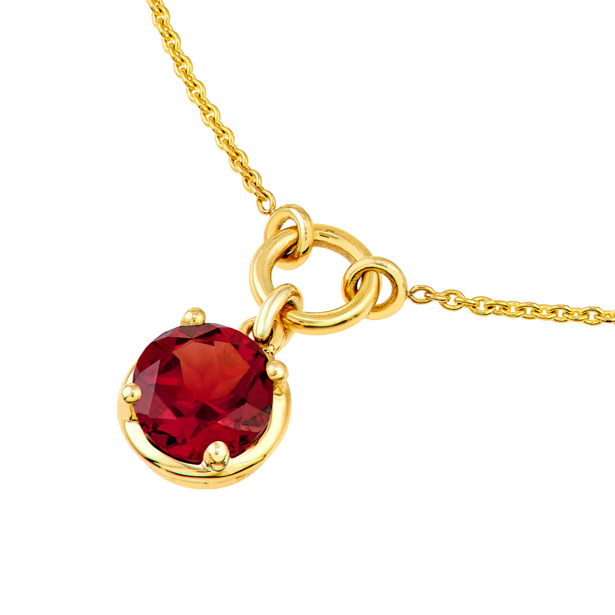 Garnet Frame Pendant