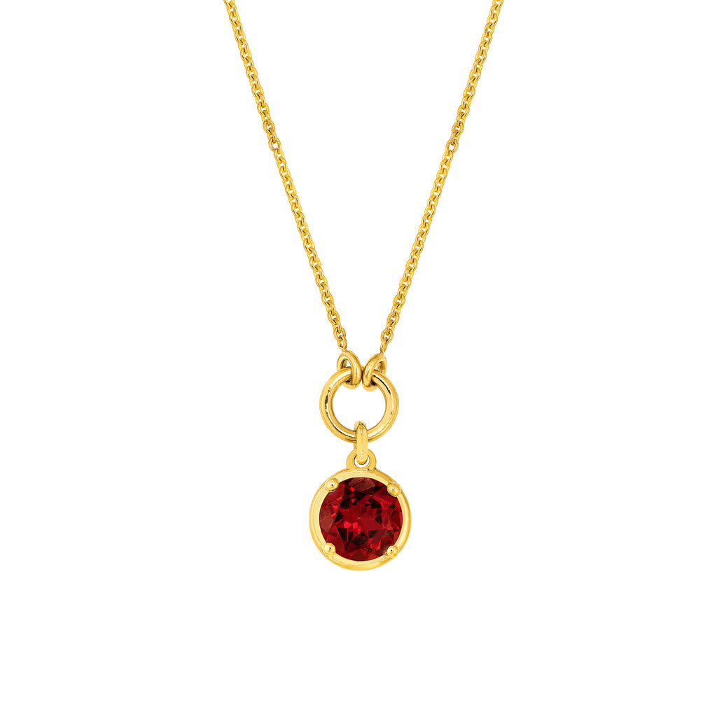Garnet Frame Pendant