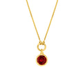Garnet Frame Pendant