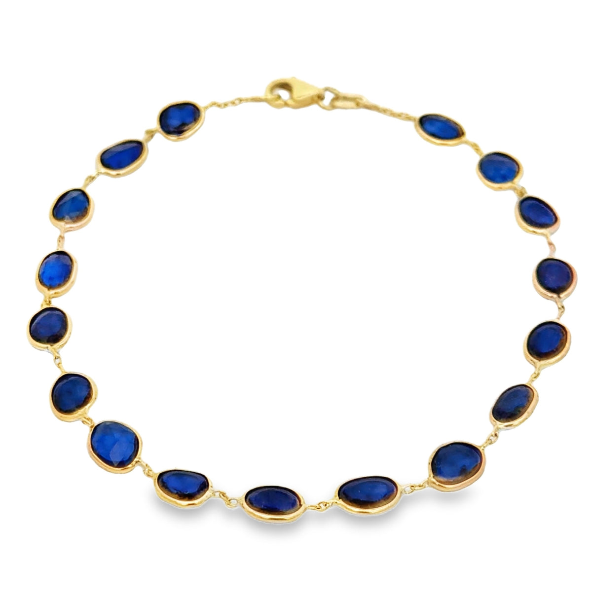 Raymond Mazza Blue Sapphire Bracelet