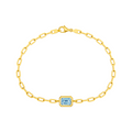 Midas Emerald Sky Blue Forzentina Bracelet