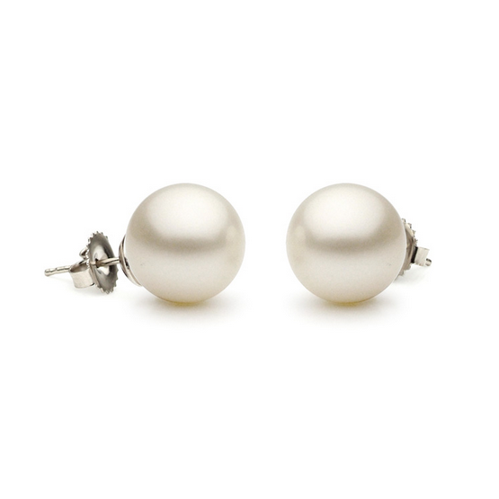 DSL Pearl 10-10.50mm Freshwater Cultured Pearl Stud Earrings