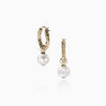 John Hardy Essential Pearl Hoop Earrings