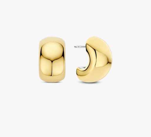 TI SENTO Bold Gold Vermeil Earrings