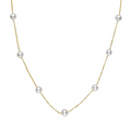 DSL Pearl Pearl Tin-Cup Necklace