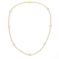 DSL Pearl Tin Cup Pearl Necklace