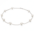 DSL Pearl Akoya Pearl Tin Cup Necklace