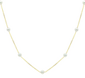 DSL Pearl Akoya Pearl Tin Cup Necklace